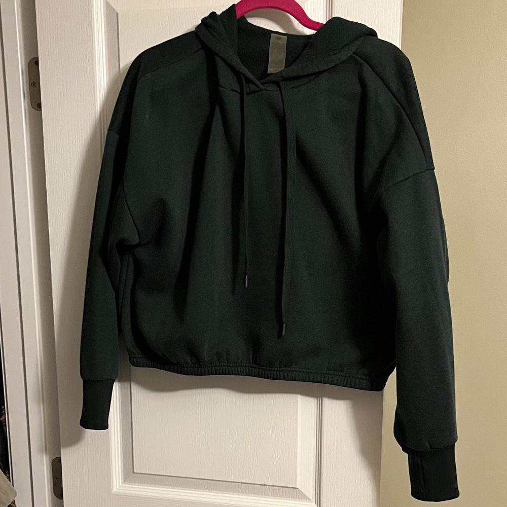 Black Hoodie with Drawstrings